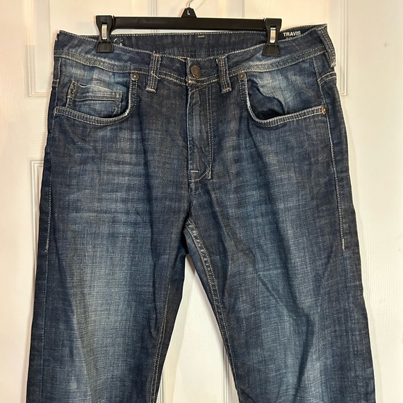 Buffalo David Bitton Blue Relaxed Jeans 34X32. 99% Cotton Men’s - Picture 2 of 15